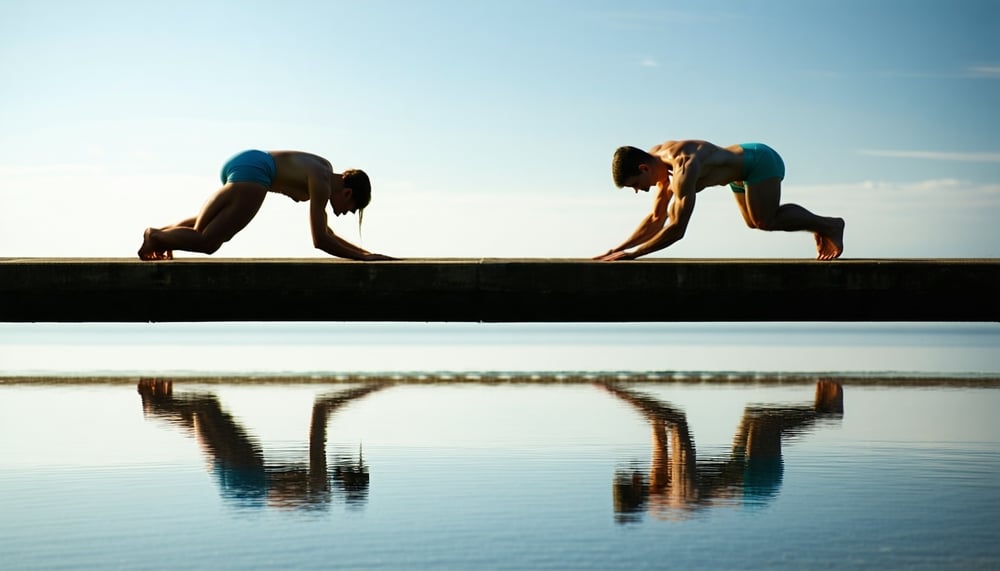 Imagen representando el equilibrio entre mente, cuerpo y alma Imagen representando el equilibrio entre mente, cuerpo y alma
